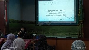 Sosialisasi Piloting ZI di MAN 2 Kulon Progo oleh kepala madrasah, (14/12).