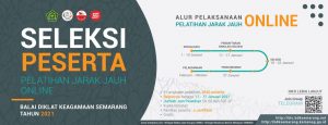 Informasi Seleksi Peserta PJJ Online oleh Balai Diklat Keagamaan Semarang Th 2021