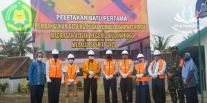 Peletakan Batu Pertama Pembangunan Gedung Pusat Terpadu MAN 2 KULON PROGO YOGYAKARTA
